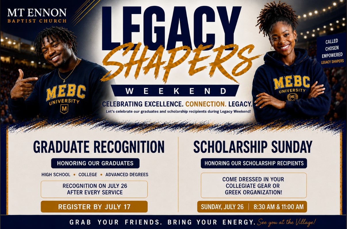 Legacy Shapers Weekend (Recognizing Our Graduates)